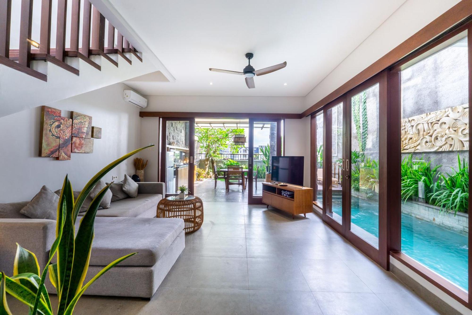 Angan-Angan Villas Canggu  Luaran gambar